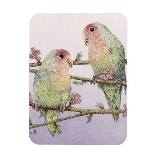 Love Birds Magnet (Vertical)