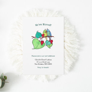 Love Birds Moving Announcement