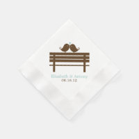 Love Birds on Park Bench {mint}