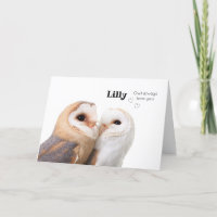 Love birds - Owl always love you - Personalized