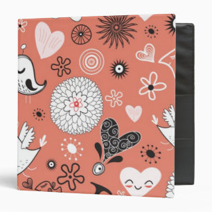 Love Birds Pattern Binder