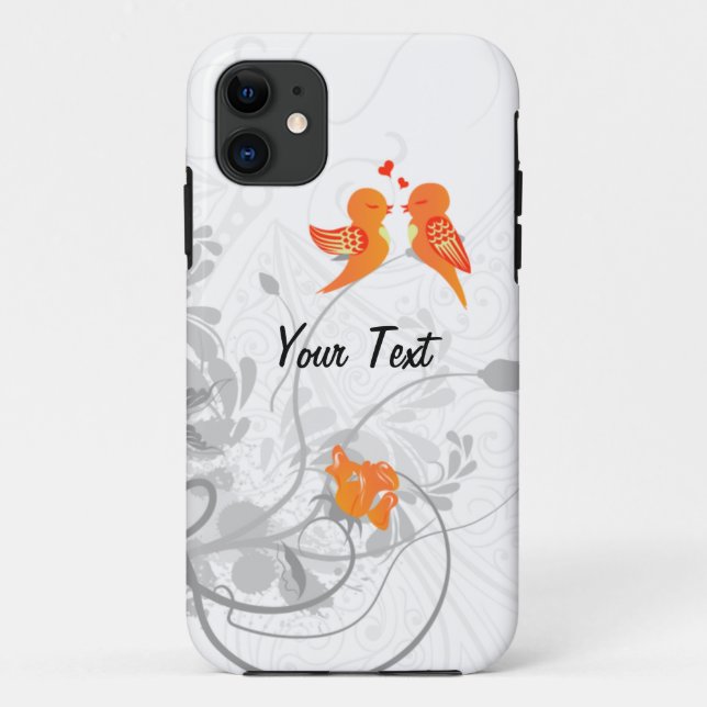 Love Birds - Personalize Case-Mate iPhone Case (Back)
