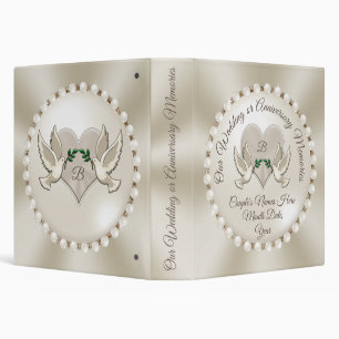 Love Birds, Personalized Wedding Photo Album, Binder
