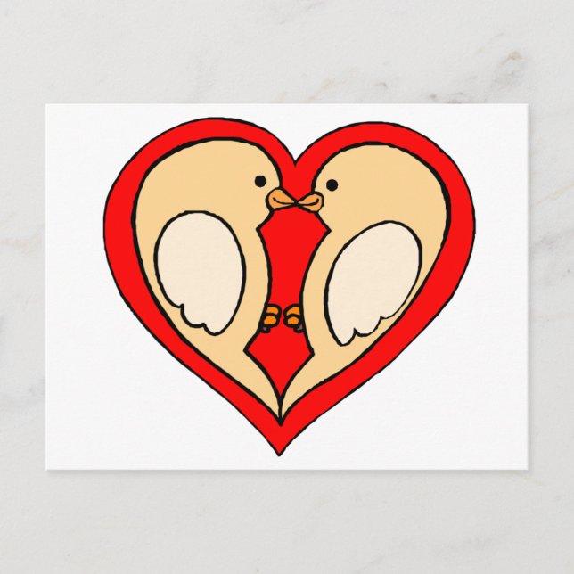 Love Birds Postcard (Front)