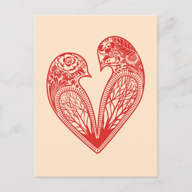 Love Birds Postcard (Front)