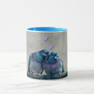 Love Birds Pretty Bird Art Cup Mug