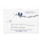 Love Birds RSVP Card (navy blue & white)