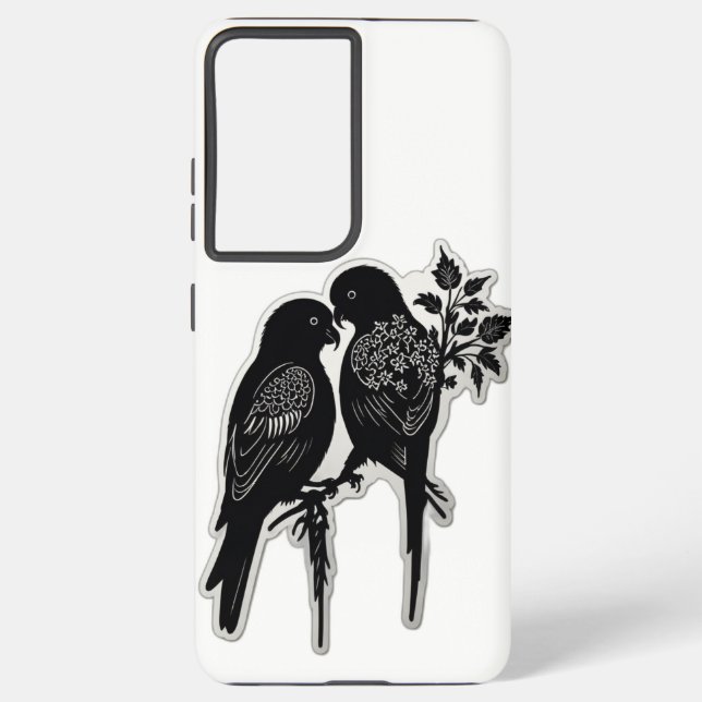 Love birds samsung galaxy s21 ultra case (Back)