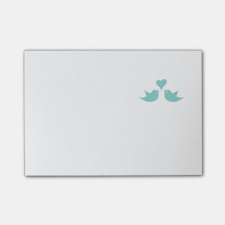 Love Birds Singing from the Heart Post-it Notes