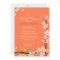 Love Birds Spring Floral Orange Bridal Shower