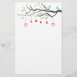 Love Birds Stationery