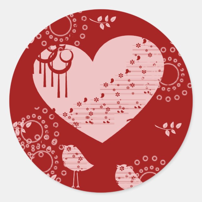 Love Birds Sticker (Front)