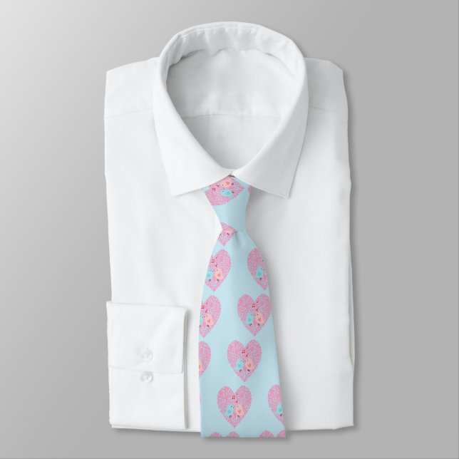 Love Birds Tie (Tied)