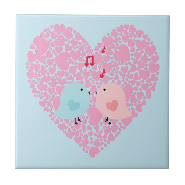 Love Birds Tile (Front)