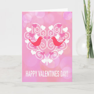 Love Birds Valentines Day Card