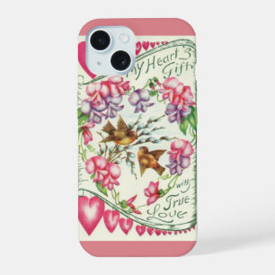 Love Birds Vintage Valentine's Day Case-Mate iPhon iPhone 15 Case