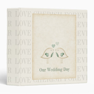 Love Birds Wedding Binder