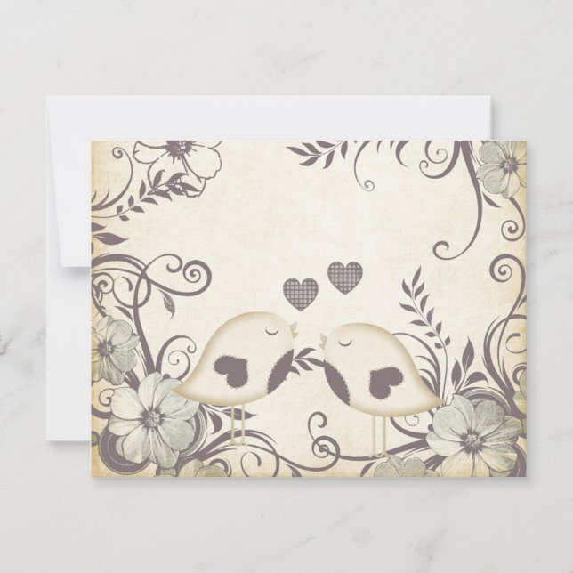 Love Birds Wedding (blank) (Front)