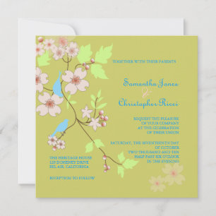 Love Birds Wedding Invitations