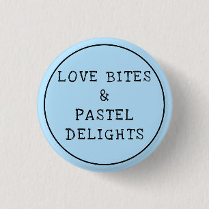 Love Bites Pastel Goth 1 Inch Round Button