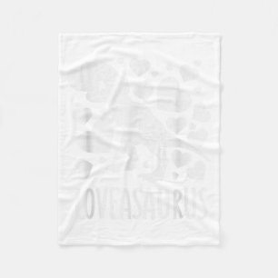Love Bites Saurus T-rex Dinosaur Valentines Day Fleece Blanket