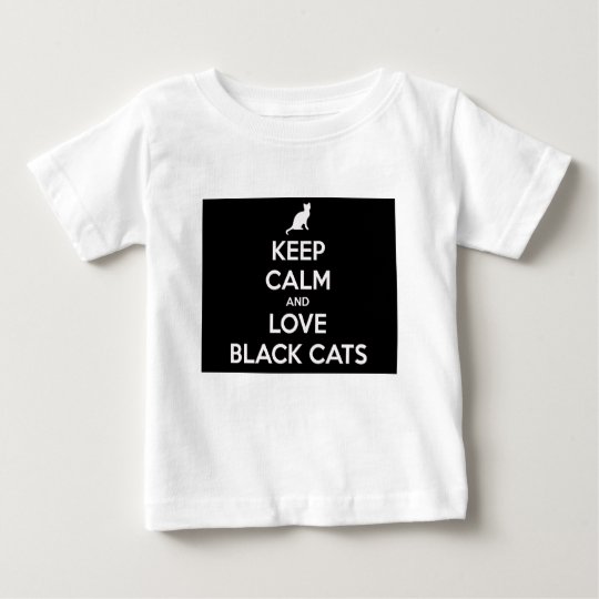 Love Black Cats Baby T-Shirt