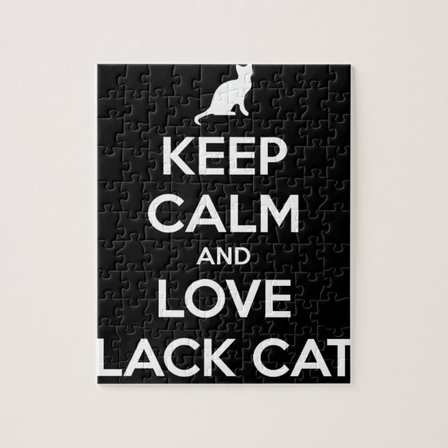 Love Black Cats Jigsaw Puzzle (Vertical)