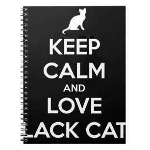 Love Black Cats Notebook