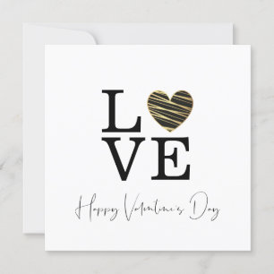 Love Black Heart Happy Valentine's Day Script
