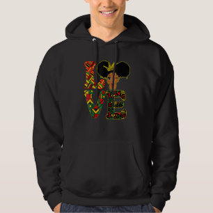 LOVE Black History Month Strong African Toddler Gi Hoodie