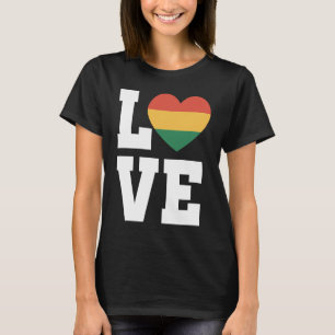 Love Black Month History Pride African American Ce T-Shirt