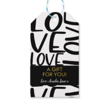 Love Black White Minimalist