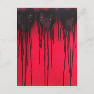 Love Bleeds Black Postcard