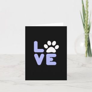 LOVE - Blk/Blu Card
