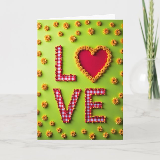 Love Blooms A Sweet Card (Front)