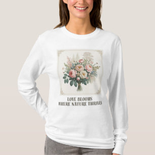 Love Blooms with Nature T-Shirt
