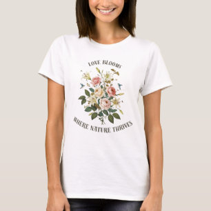 Love Blooms with Nature T-Shirt