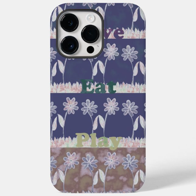 Love Blue Baby Shower colours Case-Mate iPhone Case (Back)