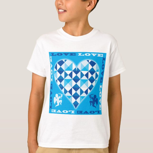 Love (Blue Diamond) T-Shirt (Front)