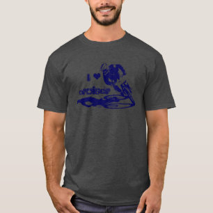 love bmx cruiser old school bmx rider dad T-Shirt