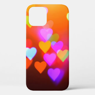 Love bokeh background iPhone 12 case