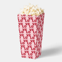Love Bold Typography Pink & Red Party