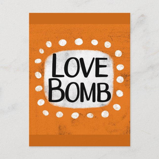Love Bomb Postcard (Front)