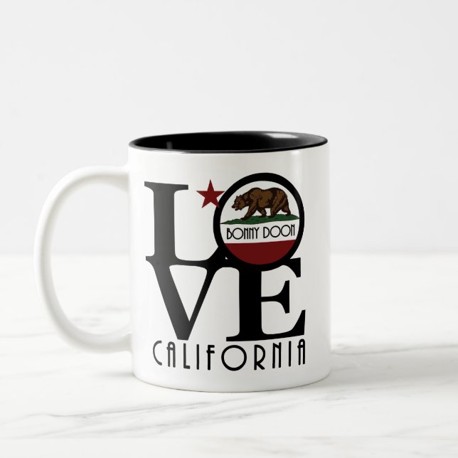 LOVE Bonny Doon California 11oz Two-Tone Coffee Mug (Left)