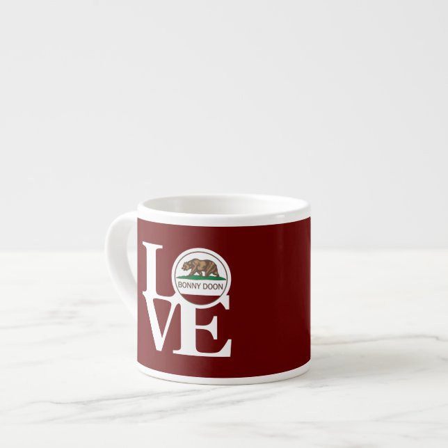 LOVE Bonny Doon espresso Mugs (Front Left)