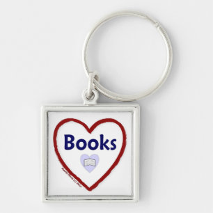 Love Books Keychain