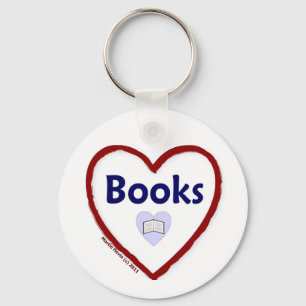 Love Books Keychain