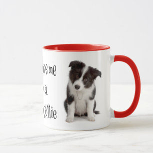 Love Border Collie Puppy Dog Coffee Mug
