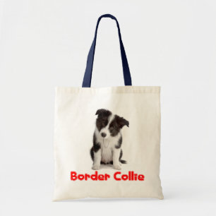 Love Border Collie Puppy Dog Sac fourre-tout