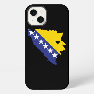 Love BosniaHerzegovina Gift Bosnian Pride Heart iPhone 13 Case